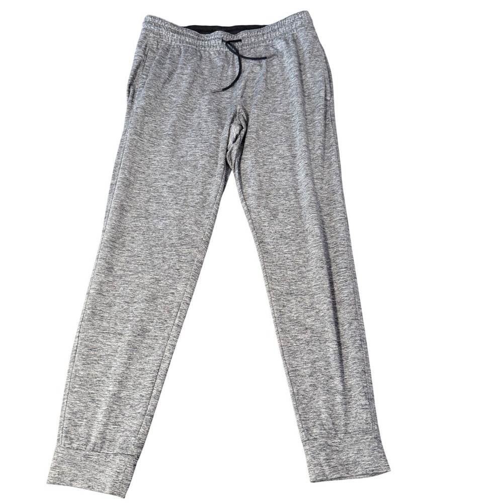 Z by Zella Joggers Mens Medium Gray Space Dye Performance Athletic Pants Active